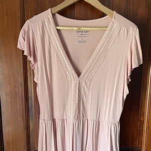 Torrid Super Soft Knits Dusty Pink Top